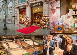 Lindt & Sprüngli Italia portano il mondo del cioccolato in via Dante a Milano: maîtres chocolatiers, personalizzazioni pick&mix, chocolato bar ed esperienze immersive