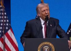 Usa, Trump festeggia 1 anno da elezione di secondo mandato: "Abbiamo salvato il Paese, la vittoria dem? O comunismo o buon senso" - VIDEO