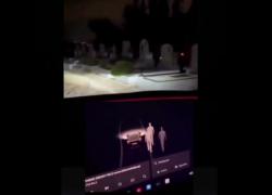Tesla 'rileva fantasmi al cimitero': il sistema di guida assistita segnala persone sul bordo della strada, ma non c'è nessuno - VIDEO