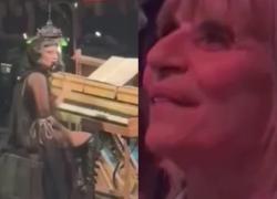 Lady Gaga ringrazia Donatella Versate durante il concerto al Forum di Assago, ma il cameraman sbaglia e inquadra Gemma Galgani - VIDEO