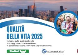 Indagine ItaliaOggi-Ital Communications 2025, Milano prima in classifica per qualità della vita, ultima Caltanissetta