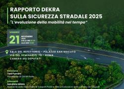 DEKRA presenta il Rapporto sulla Sicurezza Stradale 2025 “L’evoluzione della mobilità nel tempo”