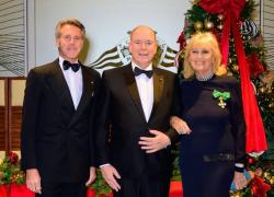 Il Principe Alberto di Monaco ospite d’onore del gala di beneficenza degli Ordini Dinastici di Casa Savoia allo Yacht Club di Montecarlo