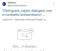 Rainews censura intervista a Ferruccio Pinotti sul libro “La lobby ebraica”, attacco del Centro Documentazione Ebraica di Milano