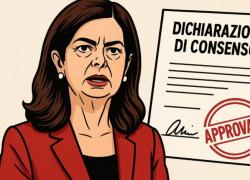 Consenso rapporti sessuali, i meme: da Boldrini che timbra dichiarazione accettazione amplesso a donna che dopo 12 minuti “non rinnova assenso”