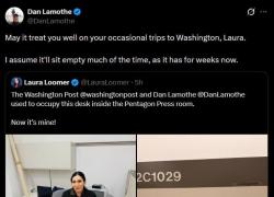 Pentagono, MAGA Loomer ottiene ufficio di giornalista Lamothe del WP dopo restrizioni sui media, lei: "È mio", lui: "Resterà vuoto tutto il tempo"