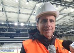 Bozzetti (Fondazione Fiera Milano): "La pista di Hockey ha 5800 posti ed è il primo impianto per le Olimpiadi fatto in un polo fieristico insieme alla pista di Speed Skating"