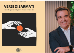Andrea Chittaro torna in libreria con Versi Disarmati: quando la poesia diventa un atto di coraggio