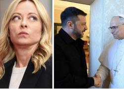 Ucraina, Zelensky a Roma per incontro con Papa e Meloni, l'ucraino cerca sponda contro piano di pace di Trump, la premier: "Allineati con gli Usa"