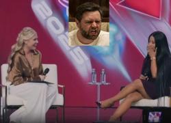 "JD Vance assassino", Nicki Minaj crea il gelo alla convention repubblicana di TPUSA accanto ad Erika Kirk, poi si mette una mano sulla bocca - VIDEO