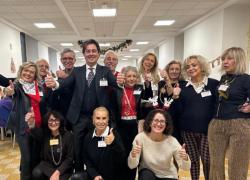 Le feste di Natale all&rsquo;insegna della solidariet&agrave; per Daniela Iavarone: dal pranzo di Natale per gli anziani soli con l&rsquo; Onorevole Andrea  Mascaretti alla benedizione con i City Angels sino alla Befana per i clochard all&rsquo; Hotel Principe di Savoia 