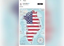 Groenlandia, moglie del consigliere della sicurezza nazionale di Trump Katie Miller posta foto dell'isola con la bandiera Usa: "Presto"