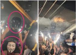 Strage Crans-Montana, &ldquo;incendio scaturito da candelotti in mano a ragazza con casco a cavalcioni su spalle di ragazzo mascherato&rdquo; - GALLERY