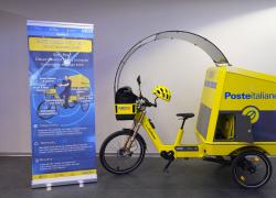 Poste Italiane sperimenta cargo e-bike elettriche a tre ruote completamente green per consegne urbane pi&ugrave; "sicure ed efficienti"