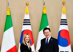 Meloni in corea del Sud, accordo su semiconduttori e metalli critici, l'export italiano nel Paese vale 6,2 mld &euro;