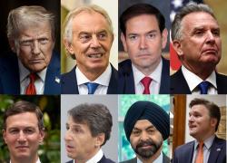 Board of Peace di Gaza, chi sono i 7 fondatori ebrei sionisti e membri del Wef: Blair, Rubio, Witkoff, Kushner, Rowan, Banga e Gabriel