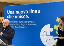 Inaugurazione Malpensa T2-Gallarate, 4,6 km di tracciato, &euro;264,5 milioni di investimento, viaggio in 8 minuti e nuova mobilit&agrave; regionale