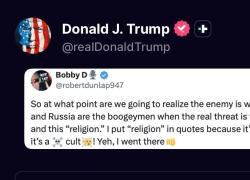 "La Nato e l'Onu sono le vere minacce per gli Usa, non la Cina e la Russia", il post virale su Truth che anche Trump ha ri-condiviso