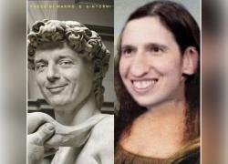 Angelo col volto di Meloni, i meme pi&ugrave; belli: da Renzi-David di Michelangelo alla Gioconda col volto di Schlein - GALLERY