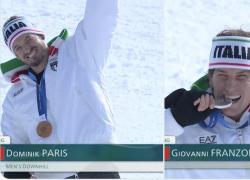 Olimpiadi Milano Cortina 2026, prime 2 medaglie per l&rsquo;Italia: argento per Franzoni e bronzo per Paris nella discesa libera a Bormio