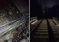 Abbadia Lariana (LC), sabotaggio su linea ferroviaria Lecco-Tirano, dati alle fiamme 7 cavi di centralina di scambio con molotov