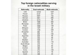 Gaza, oltre 50mila persone con doppia cittadinanza hanno lottato con Idf: oltre 12mila americani, 6mila francesi, 4mila ucraini e 900 italiani