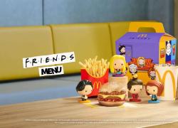 McDonald&rsquo;s lancia il Friends Men&ugrave;, dal 18 febbraio 2026 sei personaggi collezionabili e da marzo quattro tazze a tema disponibili fino al 17 