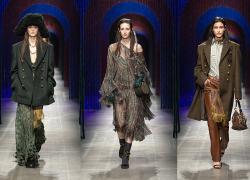 Brit style alla conquista dei mondi: le nomadi viaggiatrici Etro immaginate da Marco De Vincenzo
