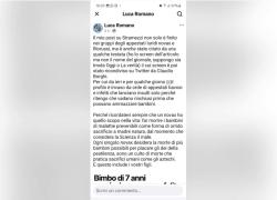 Andrea Stramezzi ricoverato, Luca Romano rilancia: &ldquo;Mio post in gruppi di luridi novax filorussi, loro scopo uccidere bambini&rdquo;