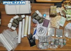 Genova, spaccio di droga nel ponente, la polizia arresta due pusher e sequestra due chilogrammi di cocaina e 45 mila euro