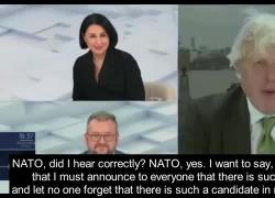Nato, Boris Johnson si candida a segretario dopo Stoltenberg: "È una grande idea" - VIDEO