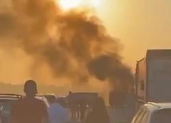 Assalto a portavalori sull'autostrada tra Modena e Bologna: auto in fiamme. VIDEO