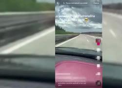 A 270 km/h sulla Siracusa gela con la Maserati, posta il VIDEO sui social e la polizia lo multa di 850 euro e gli revoca la patente
