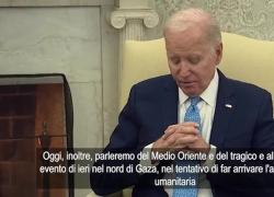 Biden, nuova gaffe, confonde Gaza con l'Ucraina nell'incontro con Meloni a Washington - VIDEO