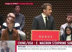 Aia, Macron interrotto e fischiato: "Dov'è la democrazia francese? Presidente della violenza e dell'ipocrisia" - VIDEO