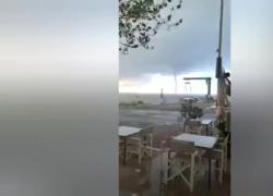 Tromba d'aria sul Lago di Garda oggi: VIDEO spaventoso