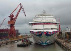 Cina: Shanghai, sgancio di prima nave da crociera costruita nel Paese