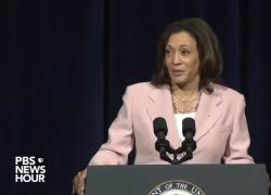 Kamala Harris: "Auto elettriche e riduzione della popolazione"; prima l'applauso e poi la modifica della  trascrizione - VIDEO