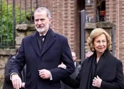 La Principessa Leonor e la Principessa Sofia hanno accompagnato il Re e la Regina alla cerimonia religiosa tenutasi a Madrid in memoria della Principessa Irene di Grecia, sorella della Regina Sofia - VIDEO 