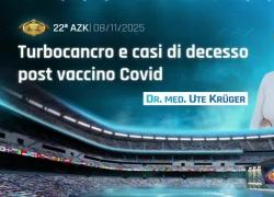 Vaccino Covid, Dr. Kr&uuml;ger: "Aumento di turbocancri e tumori multifocali, dimostrato nesso causale con siero a mRNA" - VIDEO