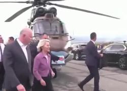 Bulgaria, atterraggio d'emergenza aereo di Von der Leyen con mappe cartacee, Ue: "Causato da interferenza Gps russa", Cremlino: "Falso, vogliono screditarci" - VIDEO