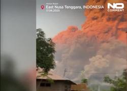 Bali, erutta il vulcano Lewotobi Laki-Laki, colonna di fumo e cenere alta più di 11 chilometri, voli cancellati - VIDEO