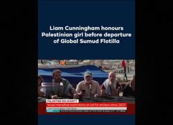 Barcellona, Liam Cunningham si unisce a Global Sumud Flotilla: "Lo faccio per Fatima, che a 5 anni pensava al suo funerale a Gaza" - VIDEO