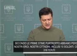 Ucraina, Zelensky: "Io sono l'obiettivo numero uno di Putin, ma non scappo da Kiev" - VIDEO