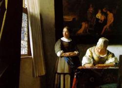 “La Donna che scrive una lettera alla presenza della domestica”, un Vermeer a Dublino con una storia da raccontare
