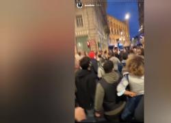 Jared Leto riprende la manifestazione No Green pass Roma: i VIDEO prima dei lacrimogeni