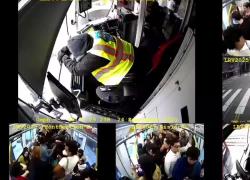 Macchinista si addormenta mentre guida un tram a oltre 80km/h e perde il controllo, passeggeri sbalzati a terra - VIDEO