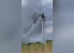 Terranova da Sibari (CS), a fuoco turbina eolica 19 nel Parco “Marco Aurelio Severino”, incendio derivato da fuoriuscita di olio da una pala - VIDEO