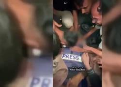 Gaza, reporter palestinese di Al Jazeera Saleh Al-Jafarawi ucciso con 7 colpi d'arma da fuoco da banda armata ribelle sostenuta da Israele - VIDEO