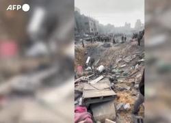 Gaza, distrutto il campo profughi di Jabalia, Hamas: "400 tra morti e feriti, 6 bombe di Israele da una tonnellata ciascuna" - VIDEO